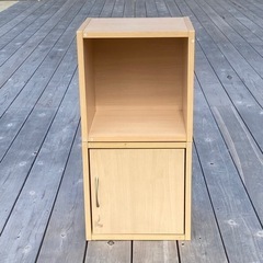 ライトウッド調 収納キューブボックス2個(アイリスオーヤマ/ライ...