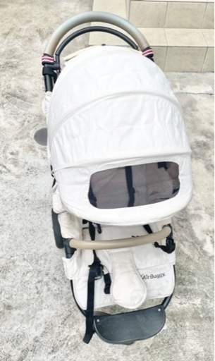 エアバギーココ　Airbuggy coco ストローラーマット&ダウンフットマフ付き