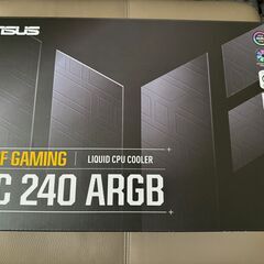 ASUS TUF GAMING LC 240 ARGB 簡易水冷クーラーの画像