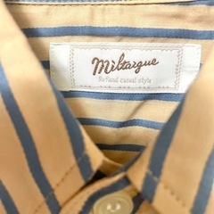 【新品未使用】miltargue❤長袖ブラウス　シャツ　ワイシャツの画像