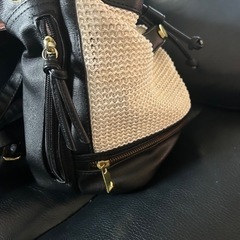カゴバッグ　リュック　の画像