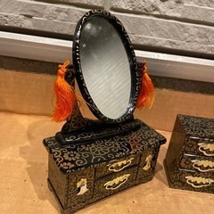 ★40用 唐草 鏡台針箱★の画像