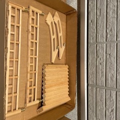 ★ひな壇階段 木製御殿階段 らんかん付★