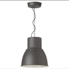 IKEA HEKTAR ヘクタルペンダントランプ,グレー,38cm