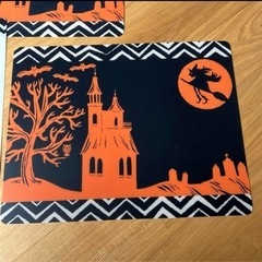 アメリカで購入　ハロウィン柄ランチョマットの画像