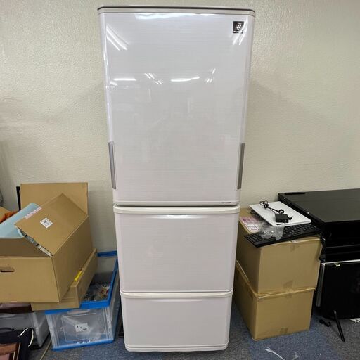【稼動品】SHARP シャープ ノンフロン冷凍冷蔵庫 SJ-PW35C-C 家庭用家電 350L 2017年製