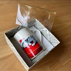 ドイツブランドIhr Ideal Home Range 猫 クリスマスマグカップの画像