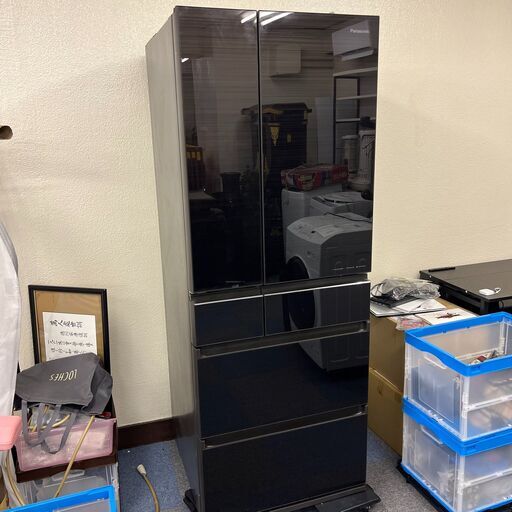 【稼動品】Panasonic パナソニック ノンフロン 冷凍冷蔵庫 NR-F555HPX-T形 冷凍庫 冷蔵庫 2020年製 ホワイト 家庭用家電