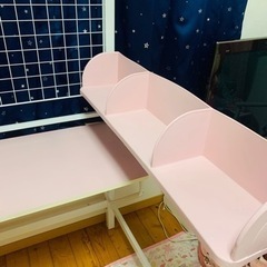 受け渡し者決定❣️ロフトベット✨机一体型の画像