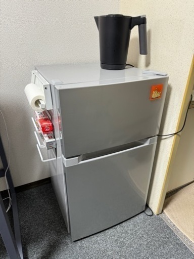 【3/11引渡し】アイリスオーヤマ 冷蔵庫 87L 2ドア PRC-B092D-S