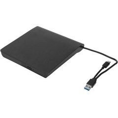 外付DVDドライブ、ポータブルUSB3.0 USB2.0 CD ...