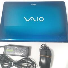 可愛いブルーSonyVaio,新品SSD,Office2021マ...