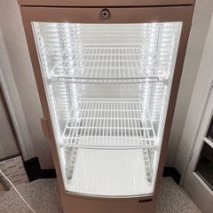 【値下げ中】レマコム　ガラスショーケース　冷蔵庫　98Lの画像
