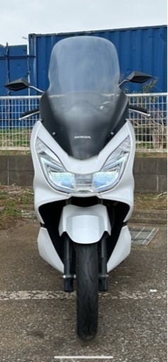 登録抹消し価格値下げしました　ホンダPCX150 KF18 走行約2.4万km ロングスクリーン・ホンダ純正リアボックス付