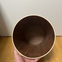 【木目】ゴミ箱の画像