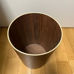 【木目】ゴミ箱の画像