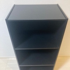 【受渡者決定】カラーボックス黒×２の画像