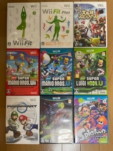 WiiUスーパーマリオメーカーセット＋ソフト多数&おまけ