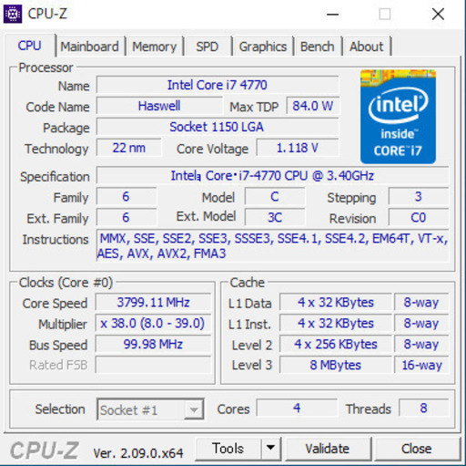 【お取引先様決定】ゲーミングPC Intel i7-4770搭載 GTX1060 6GB