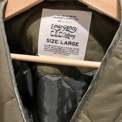 【お話中】COEN キルトコート　largeの画像