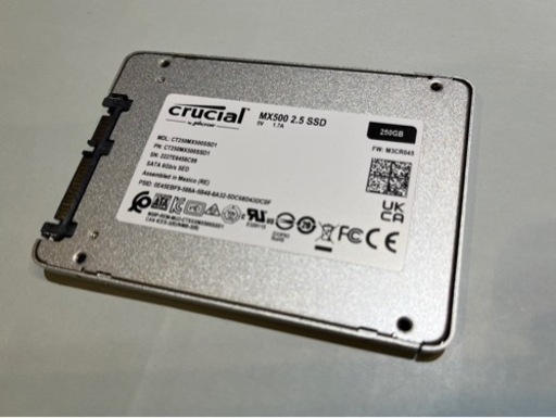 値下げ　Crucial SSD 250GB