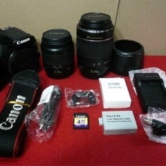 CANON EOS Kiss X3＋レンズ2本(80mm+200mm)