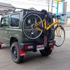 YAKIMA ヤキマ サイクルキャリア スペアライド 2台積載 ジムニー JB23 JB64 JB74 背面スペアタイヤ取付 の画像