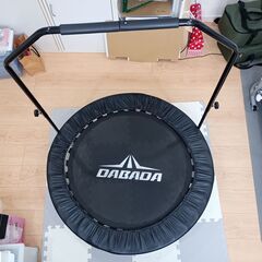 [お取引中]トランポリン 手すり付き カバー付き 大型102cm...