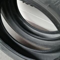 処分特価!バイクタイヤチューブレス100/80-10 46Jパンク履歴2本無しの画像