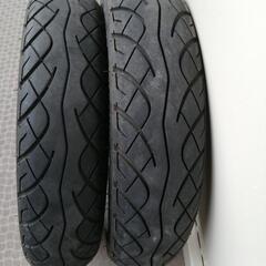 処分特価!バイクタイヤチューブレス100/80-10 46Jパン...