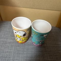 SNOOPY メラミンカップ4Pセットの画像