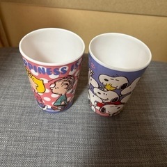 SNOOPY メラミンカップ4Pセットの画像