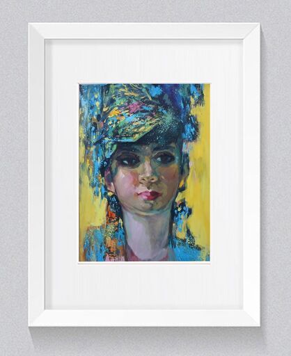 『少女』 肉筆絵