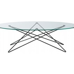 《受け渡し相手が決まりました》IDEE/イデー　ガラスローテーブルお譲り致しますの画像