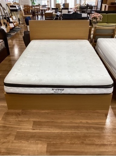 ダブルベッド【町田市再生家具】232869