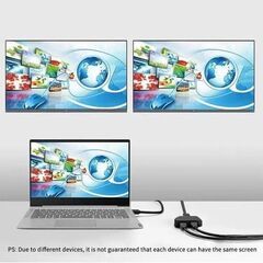HDMI分配器 HDMIスプリッター 1入力 2出力 4K 3D フルHD 1080P 2台のディスプレイに同時出力可能の画像