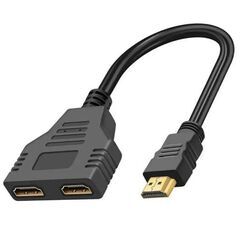HDMI分配器 HDMIスプリッター 1入力 2出力 4K 3D フルHD 1080P 2台のディスプレイに同時出力可能の画像
