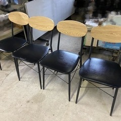 1脚 440円 ダイニングチェア アイアンチェア ２脚　中古品　...