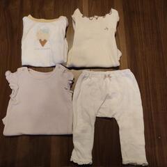 70センチ女の子洋服4点　プティマイン、コンビミニ他の画像