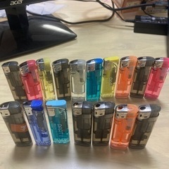 《中古》使い捨てライター 17本 まとめ売り