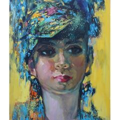 『少女』 肉筆絵の画像