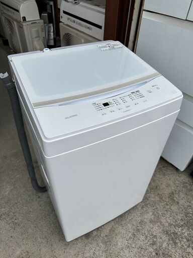 【動作保証あり】IRIS OHYAMA アイリスオーヤマ 2021年 IAW-T605WL 6.0kg 洗濯機 ガラスフタ【管理KRS649】