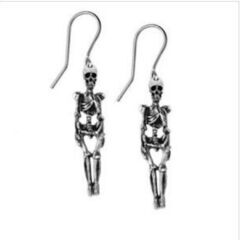 ALCHEMY GOTHIC: SKELTON earring ...