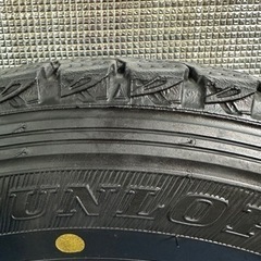 DUNLOP WINTER MAXX STUDLESS FOR VANダンロップ12インチ2021年製の画像