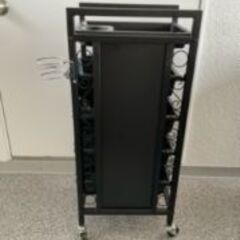 新品・未使用　美容室用ワゴン　キャスターつきの画像