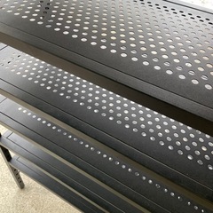 シューズラック　靴収納　木製天板の画像