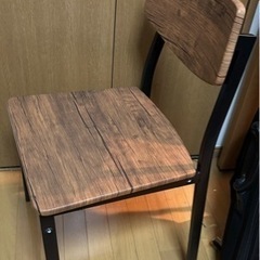 木目　ダイニングテーブル　椅子セット　バラでも可の画像