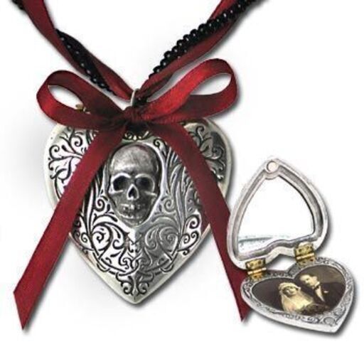 ネックレス ALCHEMY GOTHIC: RELIQUARY HEART LOCKET