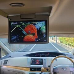 エスティマ2.4 アエラスGエディション　H19　車検6/7　79000ｋ　純正HDDナビ＆フルセグTV　フリップダウンモニター　カラーバックカメラ 　ＥＴＣ　両側パワースライド　純正エアロ＆17AW　キセノン　7人乗りの画像
