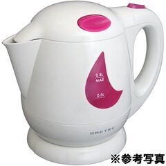 【成約済】【未開封品】/DRETEC/電気ケトル/わくわくケトル/0.8L/ピンク/PO-307PK/小型サイズ/空焚き防止機能付き/E0DM0202の画像
